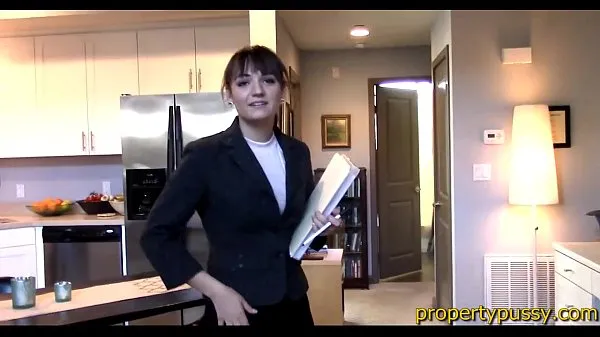 Watch Busty young realtor sells a million dollar home to a client energy Movies