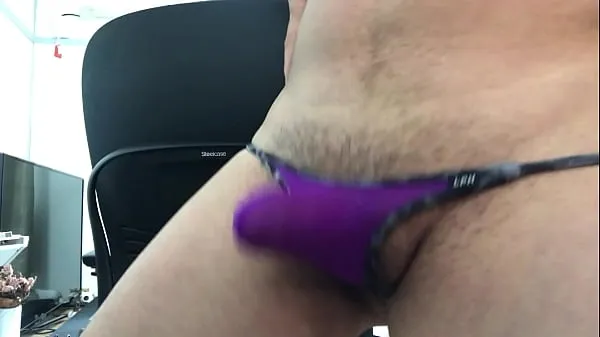 Watch Masturbation with wearing a tiny g-string energy Movies