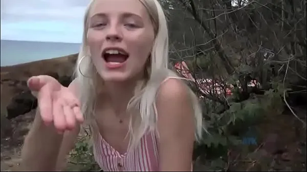 Watch Skinny 18 Year old sucking and fucking on beach (Amateur POV) Kate Bloom energy Movies