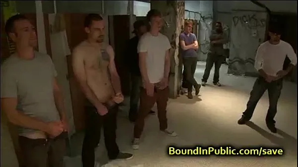 Watch Bound gay anal gangbanged in suspension energy Movies