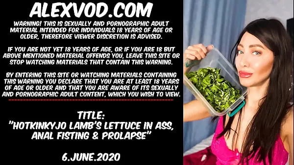 Watch Hotkinkyjo lamb's lettuce in ass, anal fisting & prolapse energy Movies