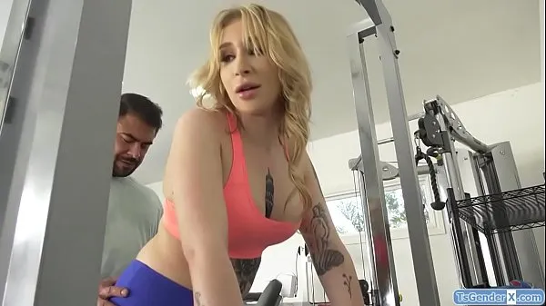 Watch Fitness coach seduces TS Angelina Please.He gives her a bj and she deepthroats his cock.He barebacks her and she rides his he anal fucks her energy Movies