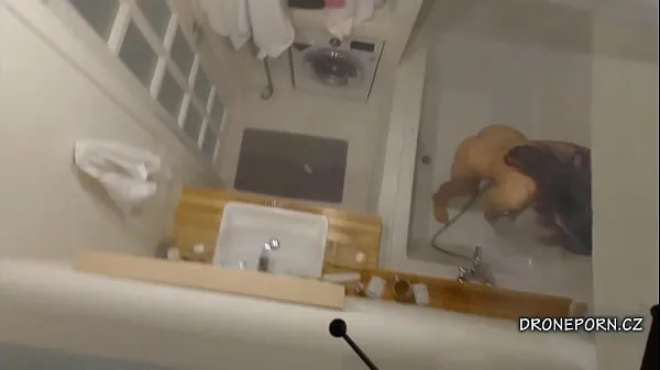 Oglejte si Spy cam hidden in the shower vents fan energijske filme