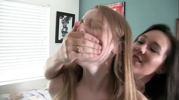 Cheating Girlfriend Is Fucked By StrapOn With Hand Over Mouth Humiliation