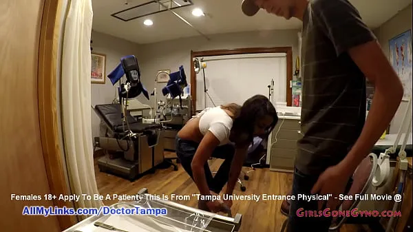 Pozrite si Sheila Daniel's Caught On Spy Cam Undergoing Entrance Physical With Doctor Tampa @ - Tampa University Physical energetických filmov