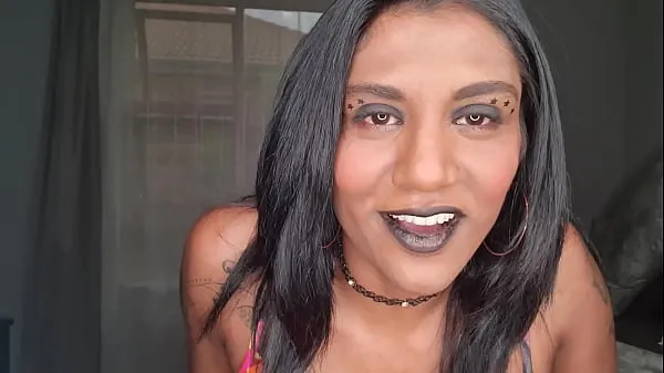 Tonton Filem tenaga Desi slut wearing black lipstick wants her lips and tongue around your dick and taste your lips | close up | fetish