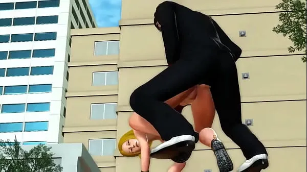 Assista a Blue Mary kof cosplay fazendo sexo com um homem em um vídeo hentai quente filmes sobre energia