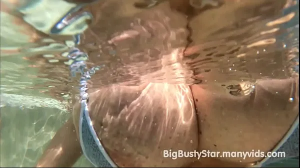 Watch Penelope Black Diamond present her huge tits in a small bikini energy Movies