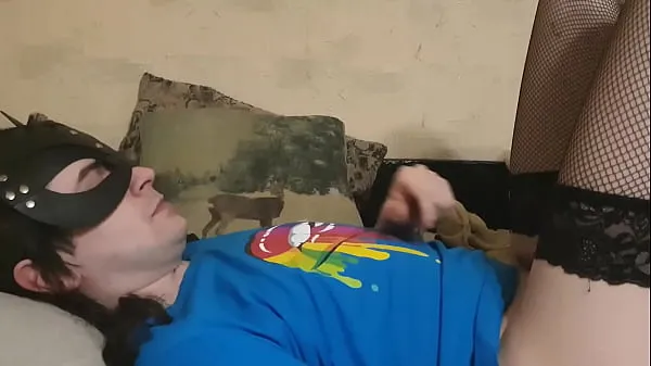 شاهد ساشا الأرض وقحة سخيف نفسها الشرج مع اللعب الحقيقية أفلام الطاقة