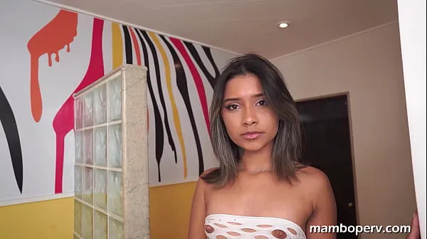 Mayara BLACK 1st porn and anal defloration - OB059