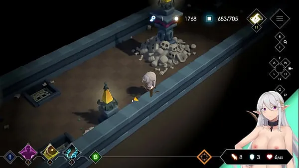 HGAME-Escape Dungeon 2-銀月蒼狼 蘇拉爾-2~與獸人用奇特的姿勢做愛!被大屌幹到一直求饒!最後射精在小穴裡 enerji Filmleri izleyin