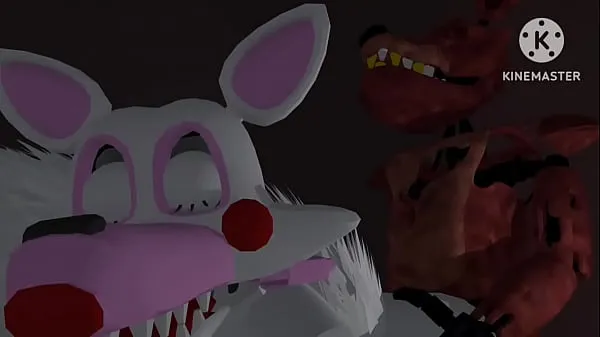 Foxy and Mangle have anal sex with orgasm
